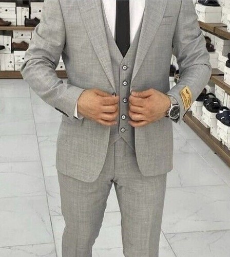 Slim fit herrenanzug - mit, weste