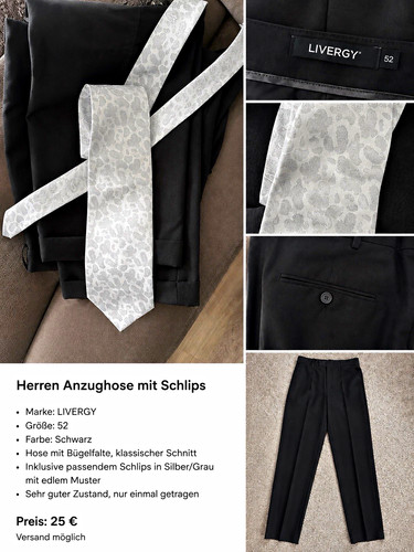 Livergy herren anzughose - herren,