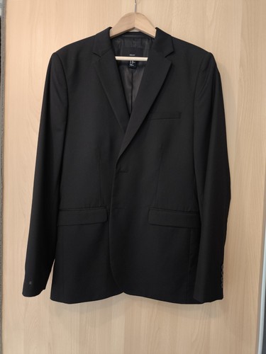 Anzugjacke schwarz 52 - schwarz,