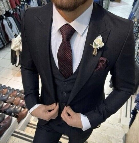 Slim fit herrenanzug mit - fit,