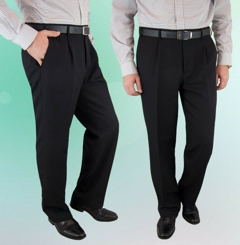 Herren hose klassisch schwarz - herren,